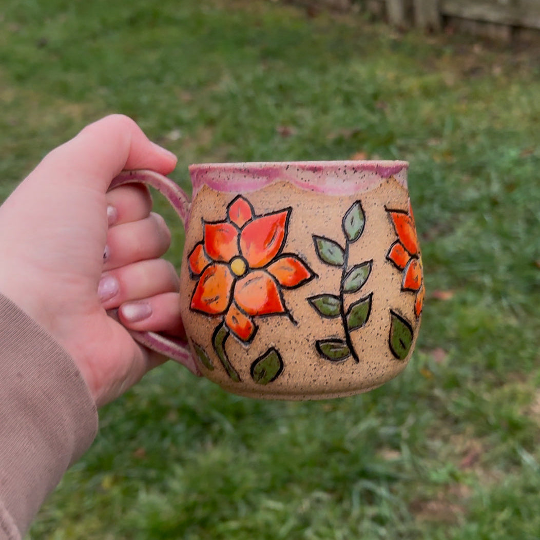 Flower mug
